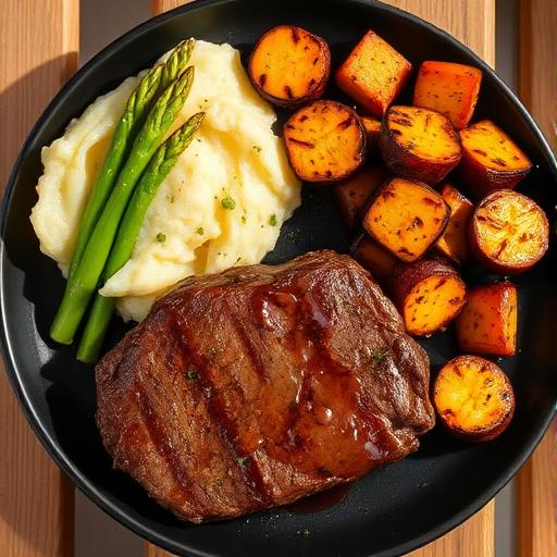 Tender Steak & Greens